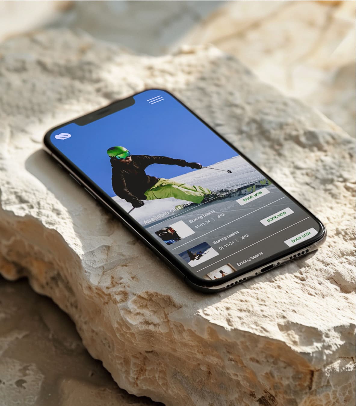 Mobile product mockup